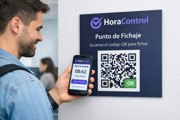 Control Horario Código QR